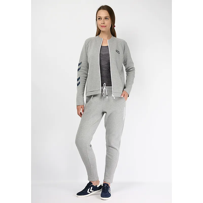 Кофта CLASSIC BEE HMLKATE ZIP JACKET 200-253-2006-XL Дорослі Жіноча СІРИЙ
