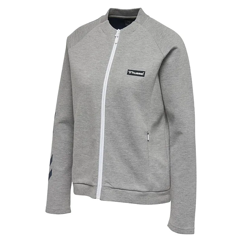Кофта CLASSIC BEE HMLKATE ZIP JACKET 200-253-2006-M Дорослі Жіноча СІРИЙ