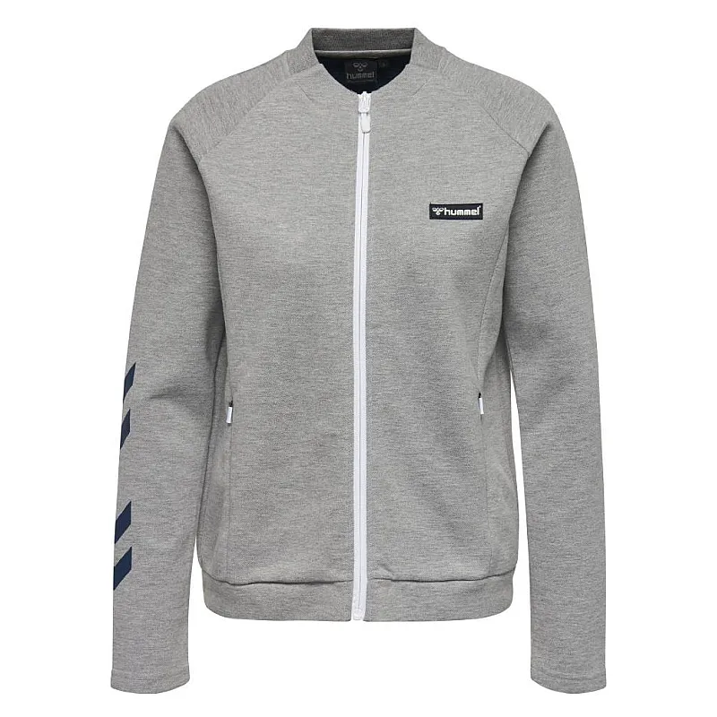 Кофта CLASSIC BEE HMLKATE ZIP JACKET 200-253-2006-M Дорослі Жіноча СІРИЙ