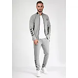 Кофта CLASSIC BEE HMLGUY ZIP JACKET 200-174-2006-M Взрослые Мужской СЕРЫЙ