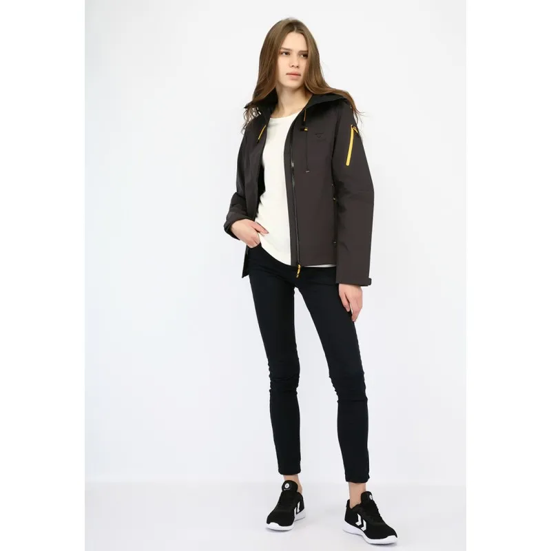 Куртка CLASSIC BEE WOMENS 3 LAYER JKT 080-644-2021-L Дорослі Жіноча ЧОРНИЙ