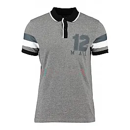 Футболка-поло HENNESSEY POLO 002-430-2007-S Взрослые Мужской СЕРЫЙ