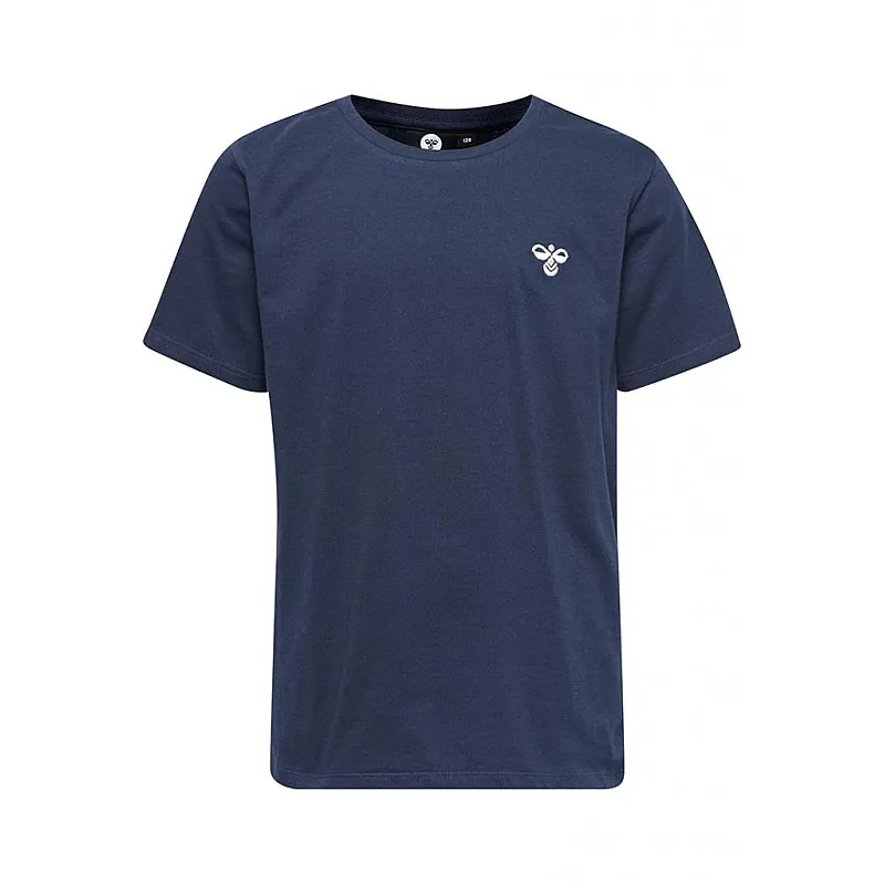 Футболка UNI T-SHIRT S/S 202-878-1009-140 Подростки и дети Унисекс ТЕМНО-СИНИЙ