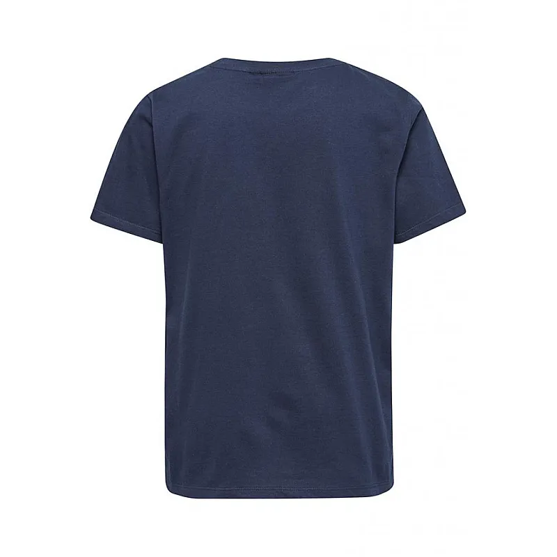 Футболка UNI T-SHIRT S/S 202-878-1009-140 Подростки и дети Унисекс ТЕМНО-СИНИЙ