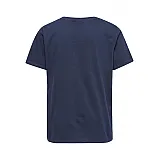 Футболка UNI T-SHIRT S/S 202-878-1009-152 Подростки и дети Унисекс ТЕМНО-СИНИЙ