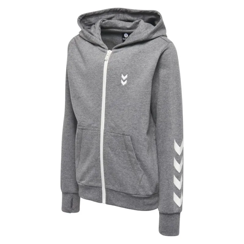 Кофта HMLKILLIAN ZIP JACKET 201-162-2800-128 Підлітки і діти Унісекс СІРИЙ