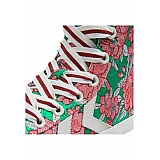 Кеди високі STRADA FLOWERS JR 203-330-6700-35 Підлітки і діти Жіноча МУЛЬТИКОЛОР
