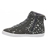 Кеди демісезонні дитячі STRADA DOTS JR 165-039-2600-37 Підлітки і діти Унісекс СІРИЙ