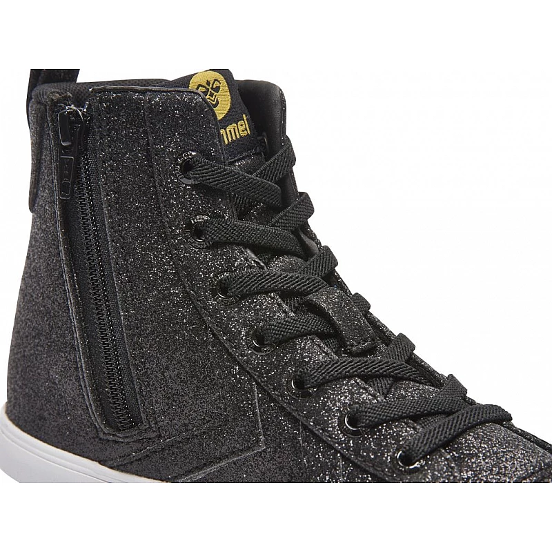 Кеды демисезонные детские STRADA GLITTER JR 165-082-2001-34 Подростки и дети Унисекс ЧЕРНЫЙ