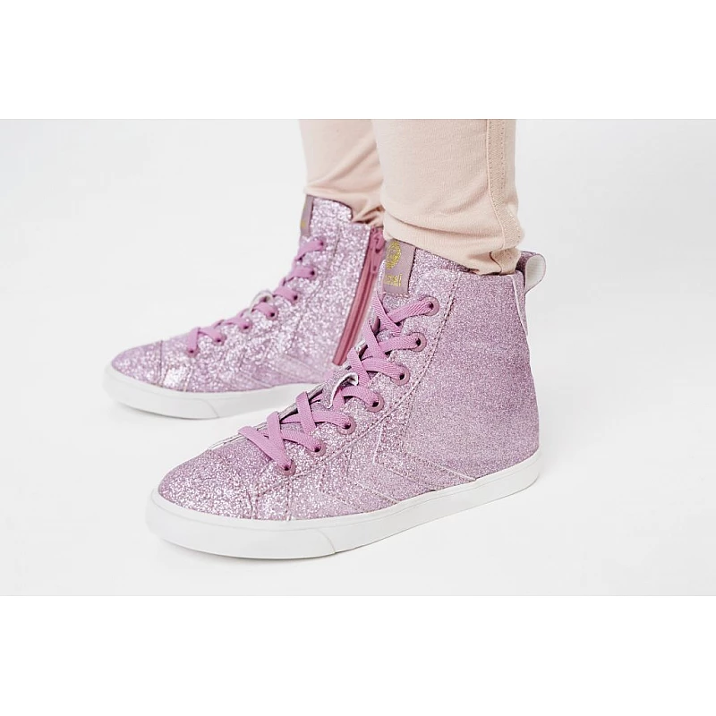 Кеды демисезонные детские STRADA GLITTER JR 165-082-8382-32 Подростки и дети Унисекс ФИОЛЕТОВЫЙ