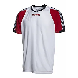Футболка детская BEE AUTHENTIC SS JERSEY 103-909-9402-4Y Малыши;Подростки и дети Унисекс БЕЛЫЙ-КРАСНЫЙ