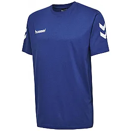 Футболка дитяча HMLGO KIDS COTTON T-SHIRT S / S 203-567-7045-116 Підлітки і діти Унісекс СИНІЙ