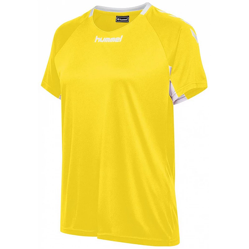 Футболка CORE TEAM JERSEY WOMAN S/S 203-438-5001-L Взрослые Женский ЖЕЛТЫЙ