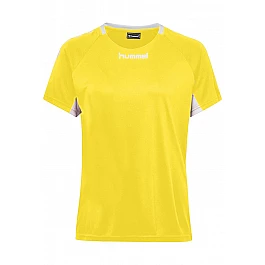Футболка CORE TEAM JERSEY WOMAN S/S 203-438-5001-XS Взрослые Женский ЖЕЛТЫЙ