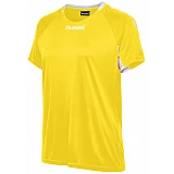 Футболка CORE TEAM JERSEY WOMAN S/S 203-438-5001-XS Взрослые Женский ЖЕЛТЫЙ