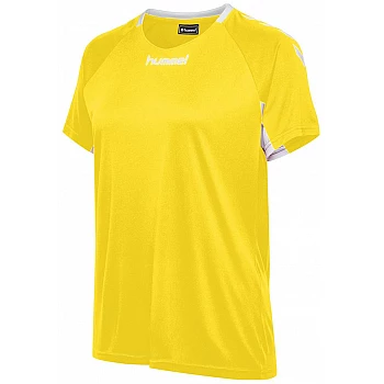 Футболка CORE TEAM JERSEY WOMAN S/S 203-438-5001-XS Взрослые Женский ЖЕЛТЫЙ