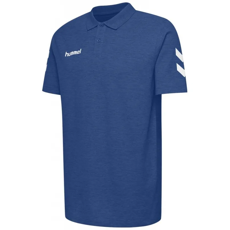 Футболка-поло дитяча HMLGO KIDS COTTON POLO 203-521-7045-152 Підлітки і діти Чоловіча СИНІЙ