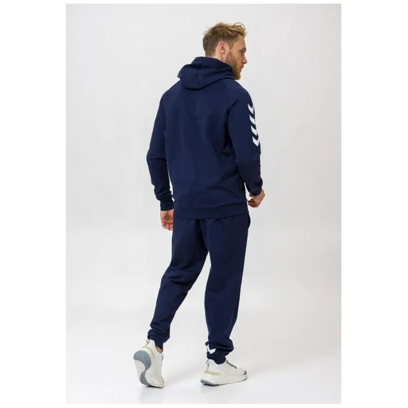 Кофта HMLGO COTTON ZIP HOODIE 204-230-7026-M Дорослі Чоловіча ТЕМНО-СИНІЙ