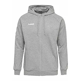 Кофта HMLGO COTTON ZIP HOODIE 204-230-2006-S Дорослі Чоловіча СІРИЙ
