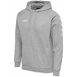 Кофта HMLGO COTTON ZIP HOODIE 204-230-2006-S Дорослі Чоловіча СІРИЙ