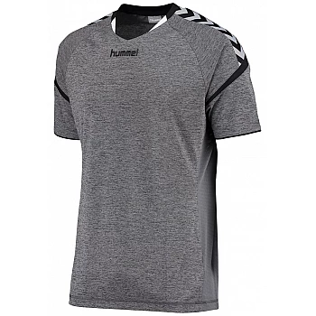 Футболка AUTH. CHARGE SS POLY JERSEY 003-677-2008-S Дорослі Чоловіча СІРИЙ