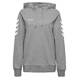 Худи женкое HMLGO COTTON HOODIE WOMAN 203-510-2006-XS Взрослые Женский СЕРЫЙ
