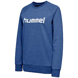 Свитшот женский HMLGO COTTON LOGO SWEATSHIRT WOMAN 203-519-7045-XS Взрослые Женский СИНИЙ