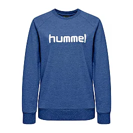Свитшот женский HMLGO COTTON LOGO SWEATSHIRT WOMAN 203-519-7045-XS Взрослые Женский СИНИЙ
