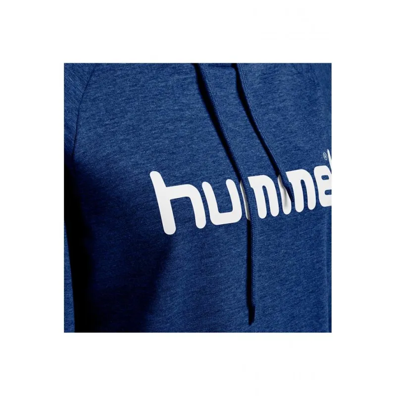 Худи женский HMLGO COTTON LOGO HOODIE WOMAN 203-517-7045-M Взрослые Женский СИНИЙ