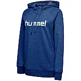 Худи женский HMLGO COTTON LOGO HOODIE WOMAN 203-517-7045-XS Взрослые Женский СИНИЙ