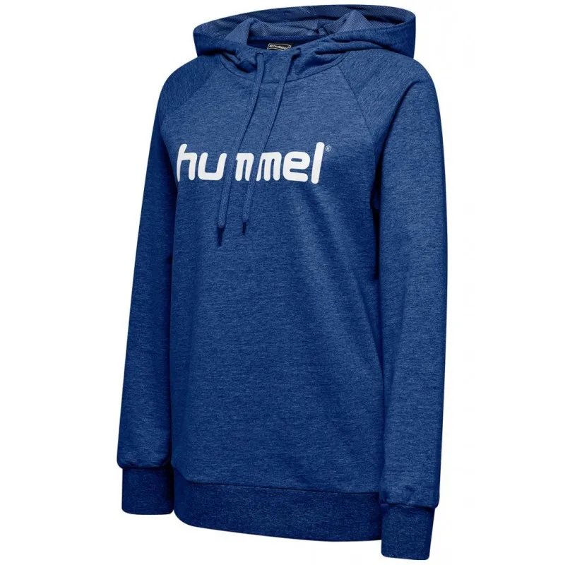 Худи женский HMLGO COTTON LOGO HOODIE WOMAN 203-517-7045-XS Взрослые Женский СИНИЙ