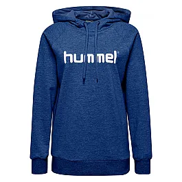 Худі жіночий HMLGO COTTON LOGO HOODIE WOMAN 203-517-7045-XS Дорослі Жіноча СИНІЙ