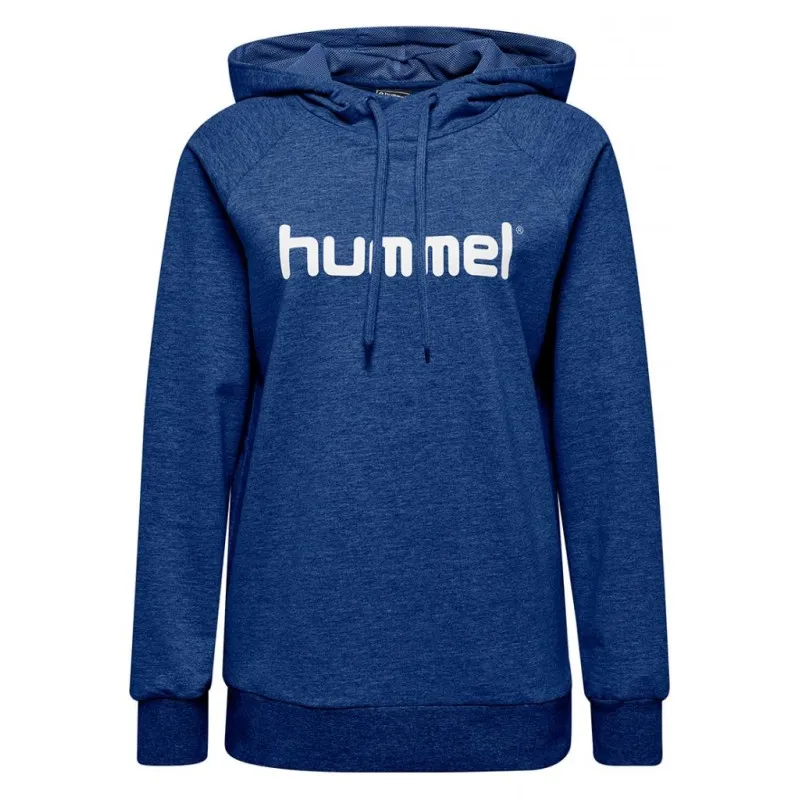 Худи женский HMLGO COTTON LOGO HOODIE WOMAN 203-517-7045-XS Взрослые Женский СИНИЙ