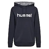 Худі жіночий HMLGO COTTON LOGO HOODIE WOMAN 203-517-7026-XL Дорослі Жіноча ТЕМНО-СИНІЙ