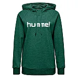 Худи женский HMLGO COTTON LOGO HOODIE WOMAN 203-517-6140-XXL Взрослые Женский ЗЕЛЁНЫЙ