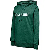 Худи женский HMLGO COTTON LOGO HOODIE WOMAN 203-517-6140-M Взрослые Женский ЗЕЛЁНЫЙ