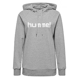 Худі жіночий HMLGO COTTON LOGO HOODIE WOMAN 203-517-2006-XS Дорослі Жіноча СІРИЙ