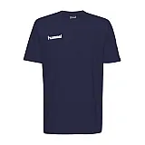 Футболка HMLGO COTTON T-SHIRT S / S 203-566-7026-L Дорослі Чоловіча ТЕМНО-СИНІЙ