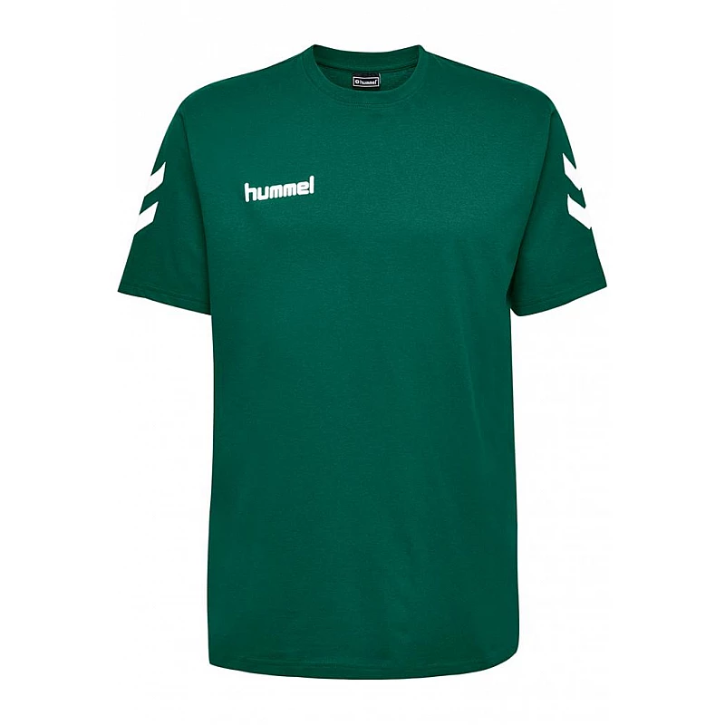 Футболка HMLGO COTTON T-SHIRT S/S 203-566-6140-S Взрослые Мужской ЗЕЛЁНЫЙ