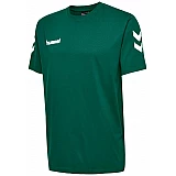Футболка HMLGO COTTON T-SHIRT S/S 203-566-6140-S Взрослые Мужской ЗЕЛЁНЫЙ