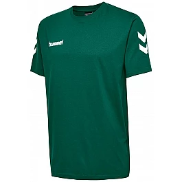 Футболка HMLGO COTTON T-SHIRT S/S 203-566-6140-S Взрослые Мужской ЗЕЛЁНЫЙ