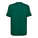Футболка HMLGO COTTON T-SHIRT S/S 203-566-6140-S Взрослые Мужской ЗЕЛЁНЫЙ