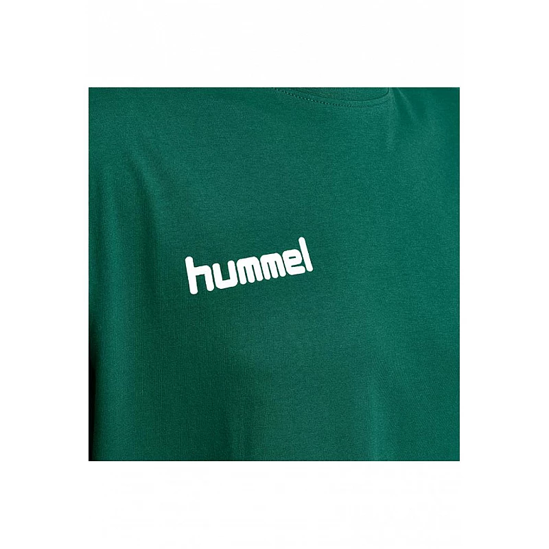Футболка HMLGO COTTON T-SHIRT S/S 203-566-6140-S Взрослые Мужской ЗЕЛЁНЫЙ