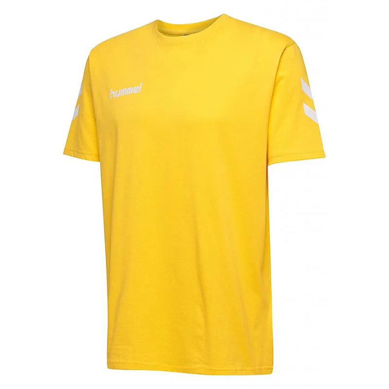 Футболка HMLGO COTTON T-SHIRT S/S 203-566-5001-XXXL Взрослые Мужской ЖЕЛТЫЙ
