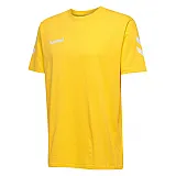 Футболка HMLGO COTTON T-SHIRT S / S 203-566-5001-M Дорослі Чоловіча ЖОВТИЙ