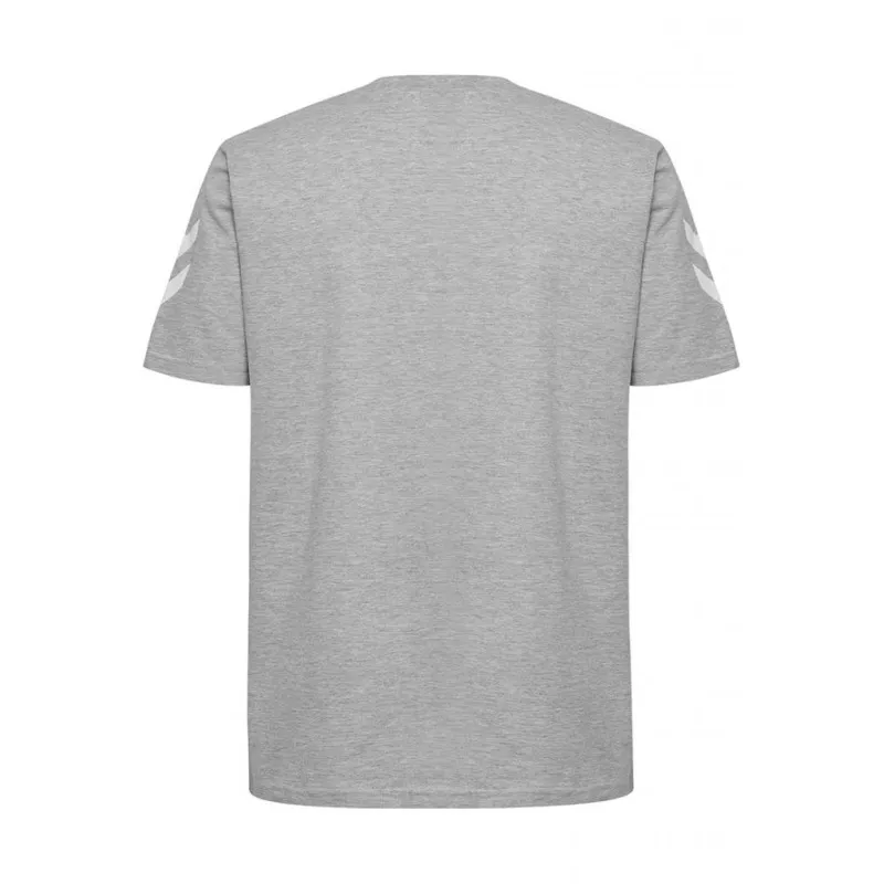 Футболка HMLGO COTTON T-SHIRT S / S 203-566-2006-M Дорослі Чоловіча СІРИЙ