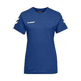Футболка жіноча HMLGO COTTON T-SHIRT WOMAN S / S 203-440-7045-XS Дорослі Жіноча СИНІЙ