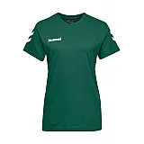 Футболка жіноча HMLGO COTTON T-SHIRT WOMAN S / S 203-440-6140-M Дорослі Жіноча ЗЕЛЕНИЙ