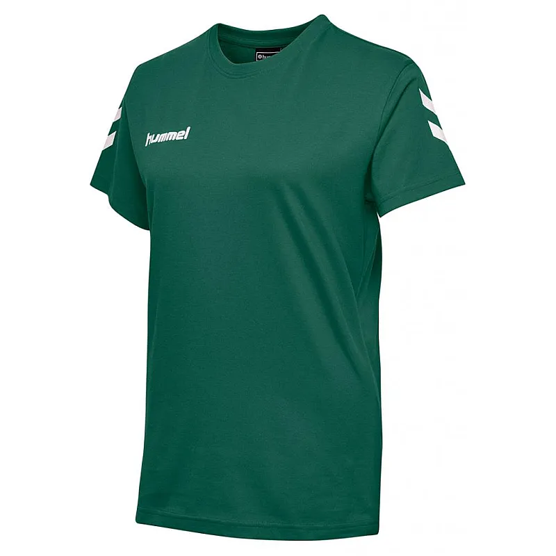 Футболка женская HMLGO COTTON T-SHIRT WOMAN S/S 203-440-6140-L Взрослые Женский ЗЕЛЁНЫЙ