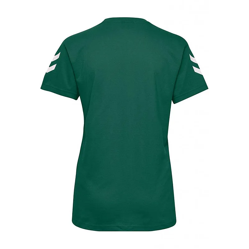 Футболка женская HMLGO COTTON T-SHIRT WOMAN S/S 203-440-6140-L Взрослые Женский ЗЕЛЁНЫЙ